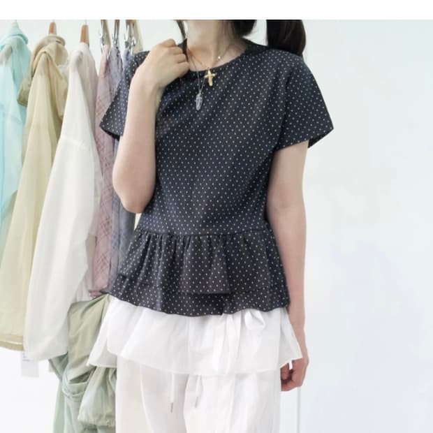 도트프릴반팔티 + 프릴레이어드스커트 일괄
