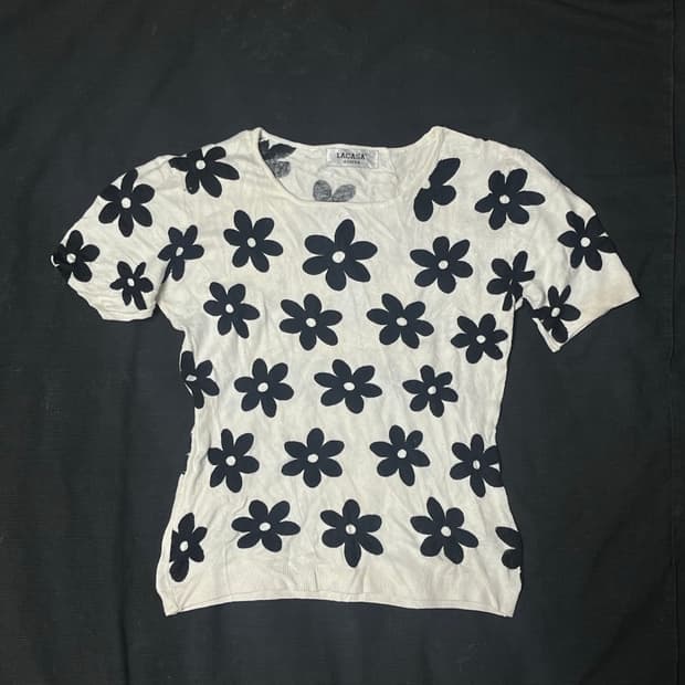 JPN Daisy knit t-shirt