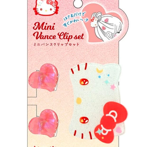 산리오 헬로키티  헤어클립 헤어핀1 머리핀2 3개세트