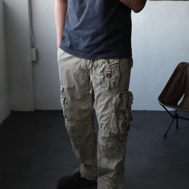 폴로 밀리터리 팬츠