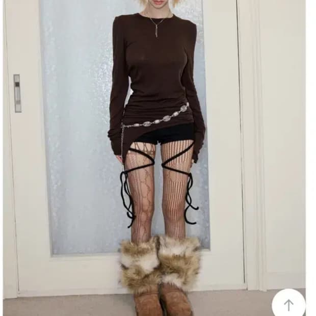 포그레이어 unbalance 2way top brown