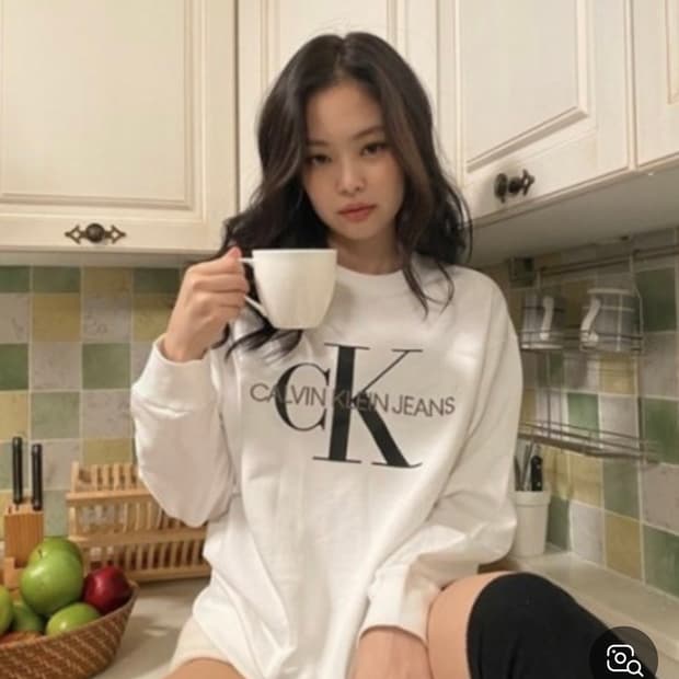 캘빈클라인 맨투맨(화이트)