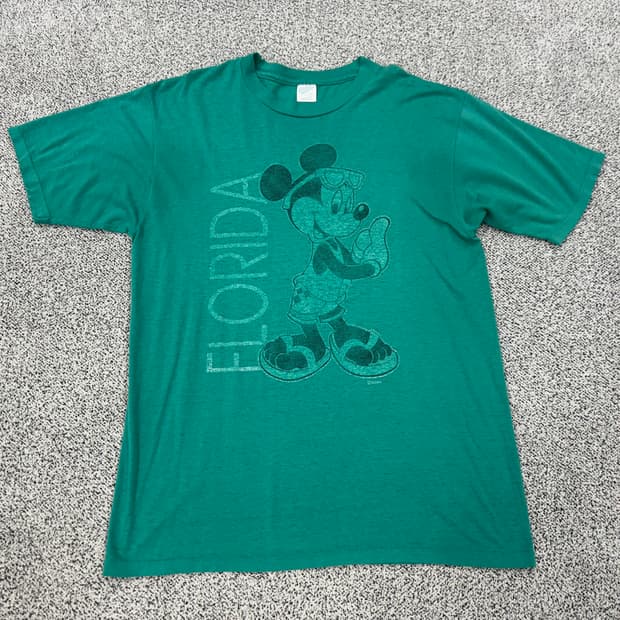 80s 디즈니 플로리다 USA 반팔티