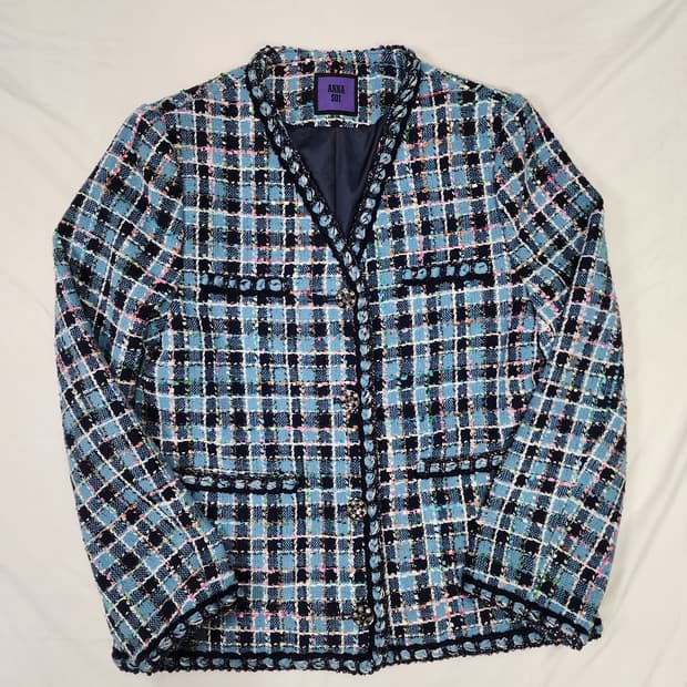 안나수이 트위드 자켓
