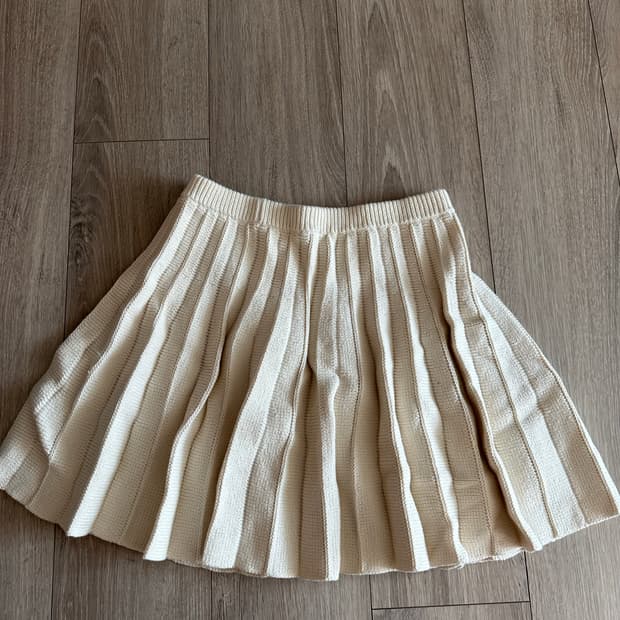 새상품 리포메이션 마티아 코튼 니트 미니 스커트 사이즈 XS