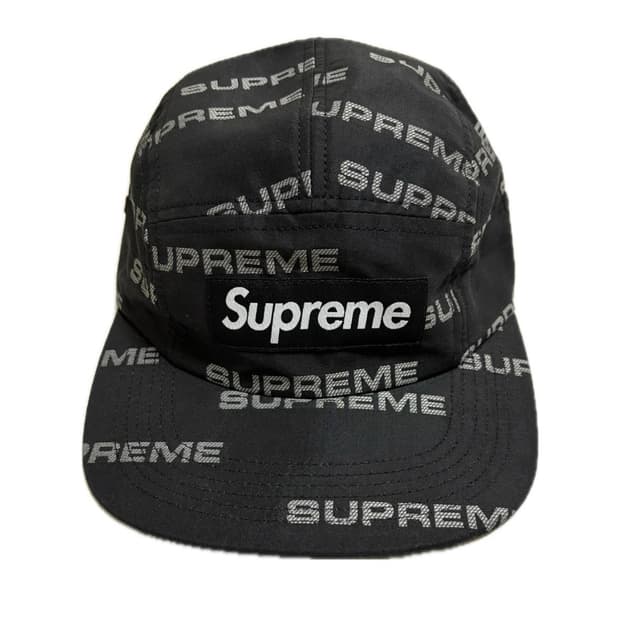 슈프림 리플렉티브 자카드 캠프캡 24FW