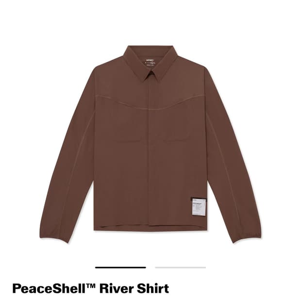 새티스파이 셔츠 satisfy PeaceShell™ River Shirt