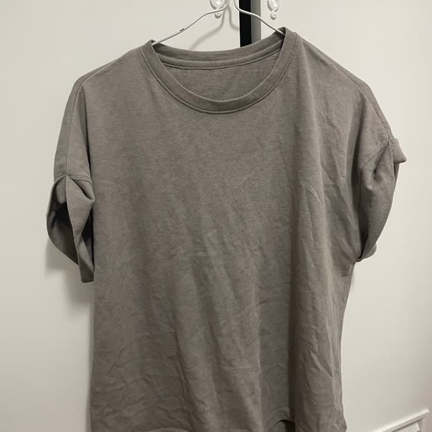 빈티지 그레이 숏슬리브