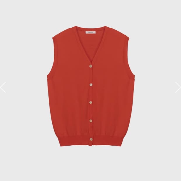 모노하 nylon blended vest (red)