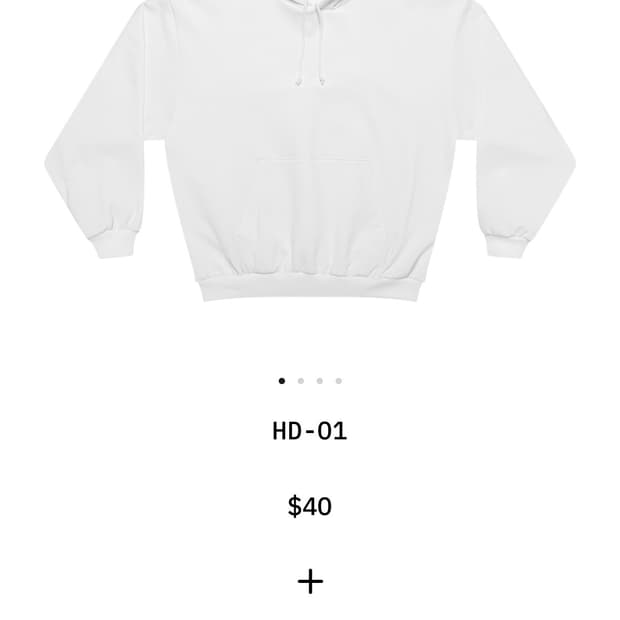 이지 후드 yzy HD-1