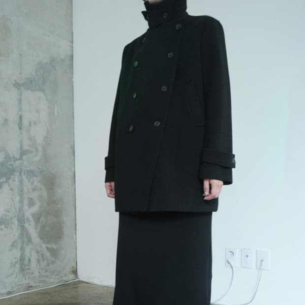 에프터먼데이 livery quilted double coat