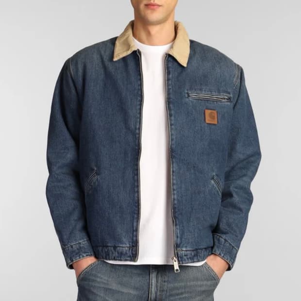 (새상품) 칼하트 디트로이트 자켓 블루/더스티 M, L사이즈 판매합니다