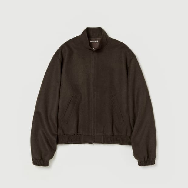 (3)25fw 오라리 베이비 카멜 블루종 브라운