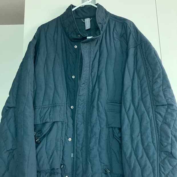 언어펙티드 퀼팅 블루종 자켓 네이비 L