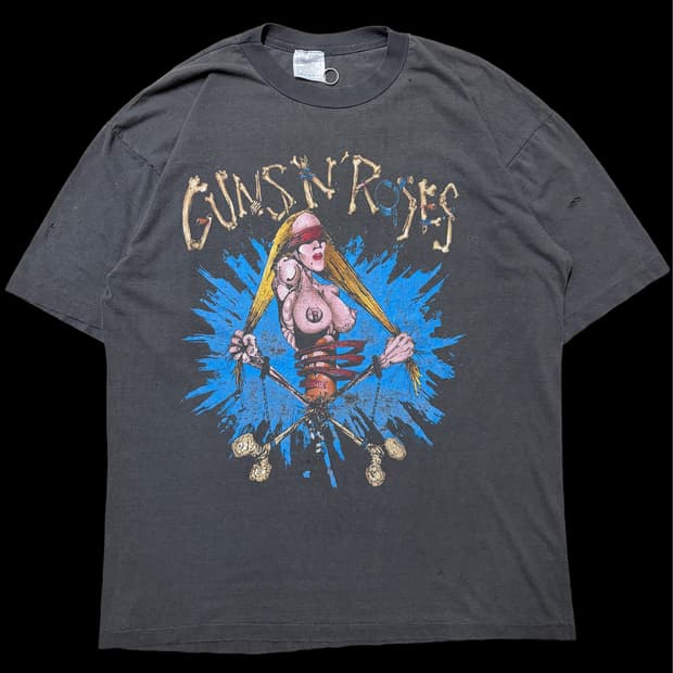 빈티지 90s 1992 Guns N Roses 건즈 앤 로지즈 밴드티
