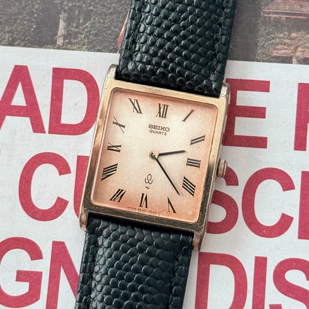 Seiko 세이코 쿼츠 샤를 드 로만 골든 에이지 아카이브