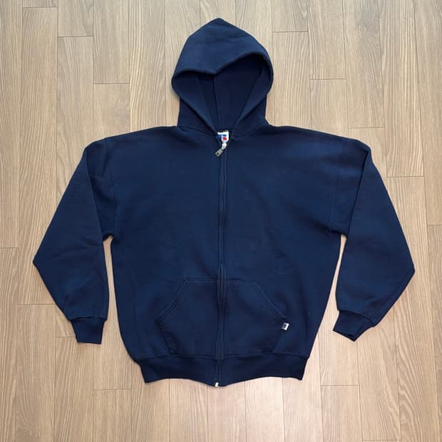 90s 러셀 애슬레틱 후드 집업