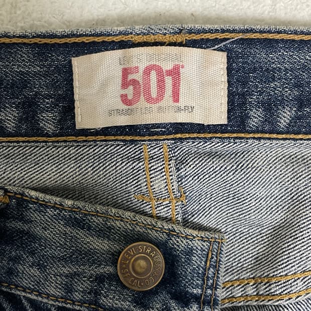 리바이스 501 데님팬츠