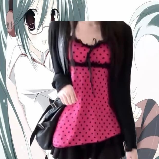 미쿠 나시 + 가디건 세트 ( 오네갸루 로미신 