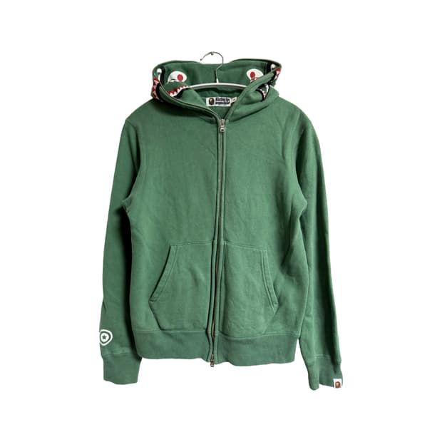 베이프 샤크 후드 집업