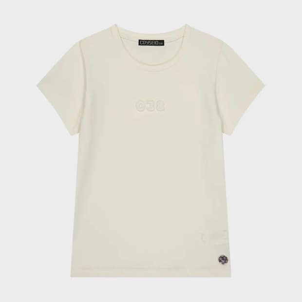 코이세이오 038 BASIC T-SHIRT IVORY