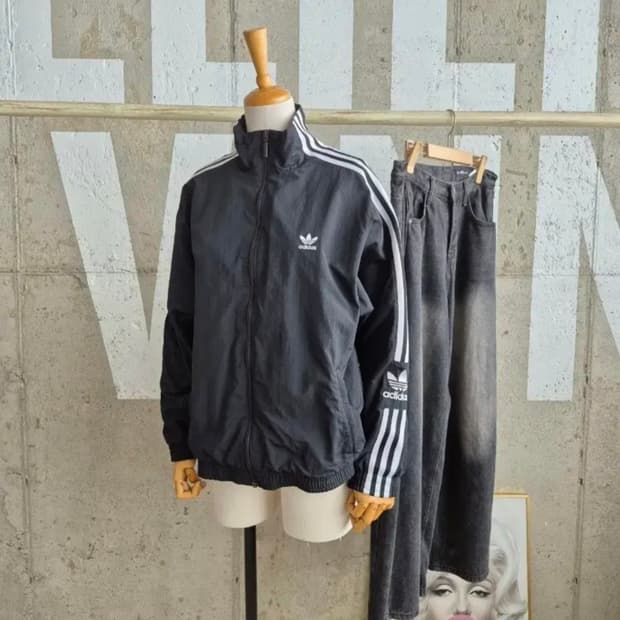 아디다스 삼선 바람막이