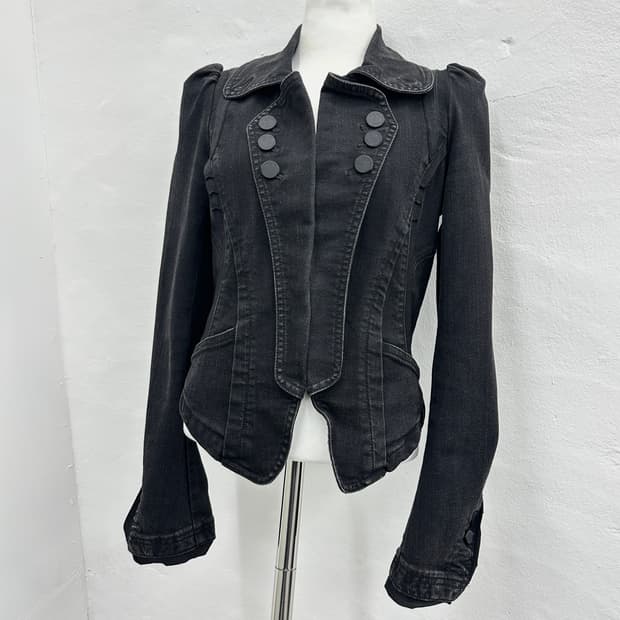 Vintage Dark denim button jacket 