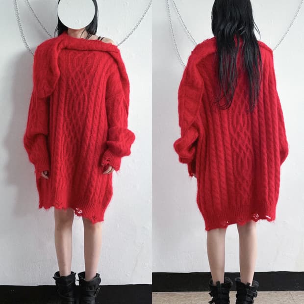 new* 토가 아카이브 비정형 니트원피스