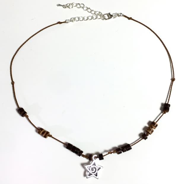 Star Wood Necklace