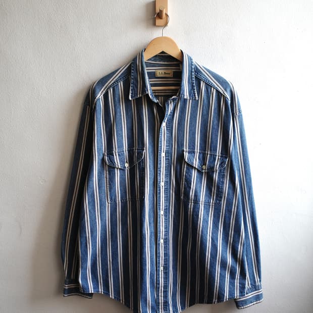 엘엘빈 스트라이프 셔츠