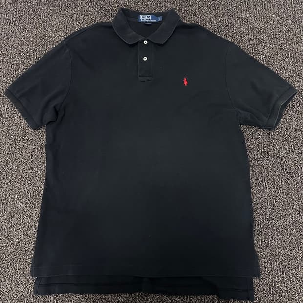 POLO 폴로 랄프로렌 카라티 반팔티셔츠 블랙 L