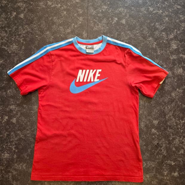 나이키(Nike)빈티지 레트로 그래픽 링거 티셔츠