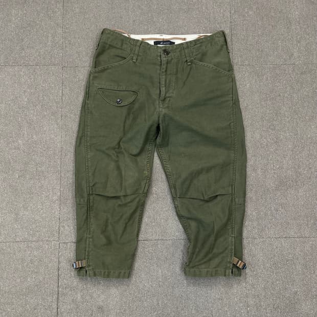 johnbull japan 존불 우먼스 밀리터리 카프리 팬츠 s