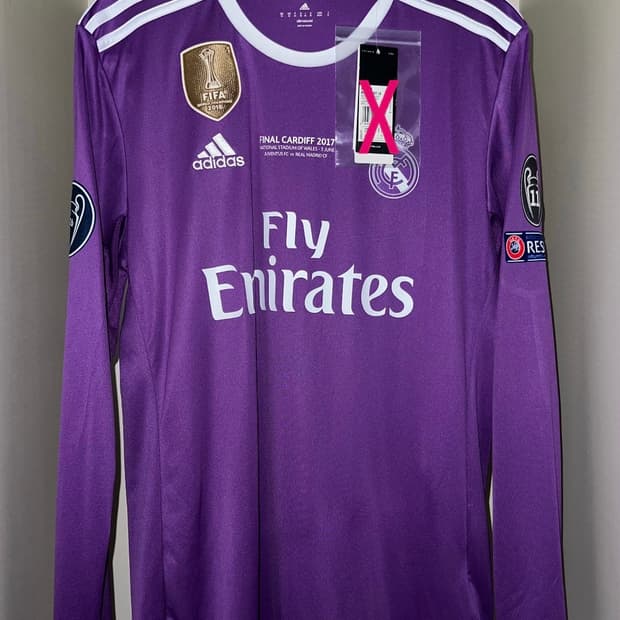 16-17 레알 마드리드 어웨이 호날두 긴팔 유니폼