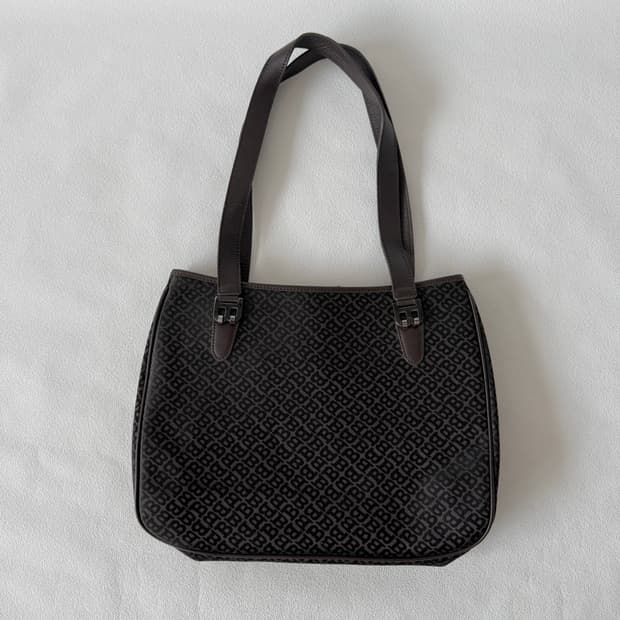 Pre owned 모노그램&레더 숄더백