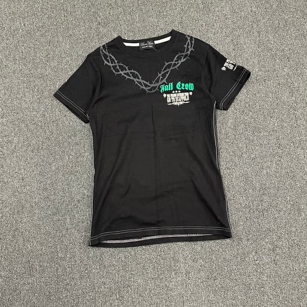 M)BeauMere vintage 여성 전면 자수 반팔