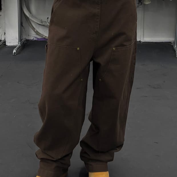 VTG 하프밴딩 더블니 팬츠