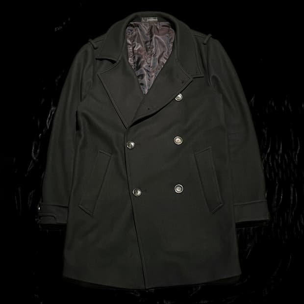 우영미 코트 블랙