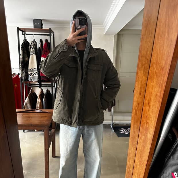 Levis 쉐르파 라이닝 밀리터리 자켓 