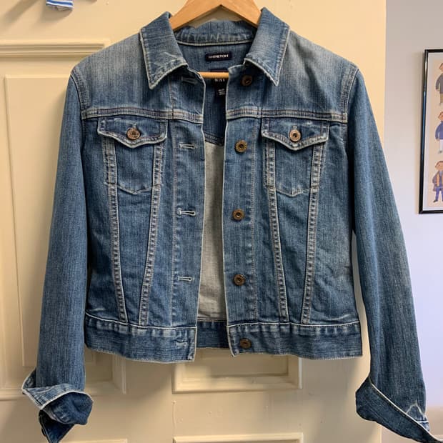 갭 스트레치 트러커 자켓