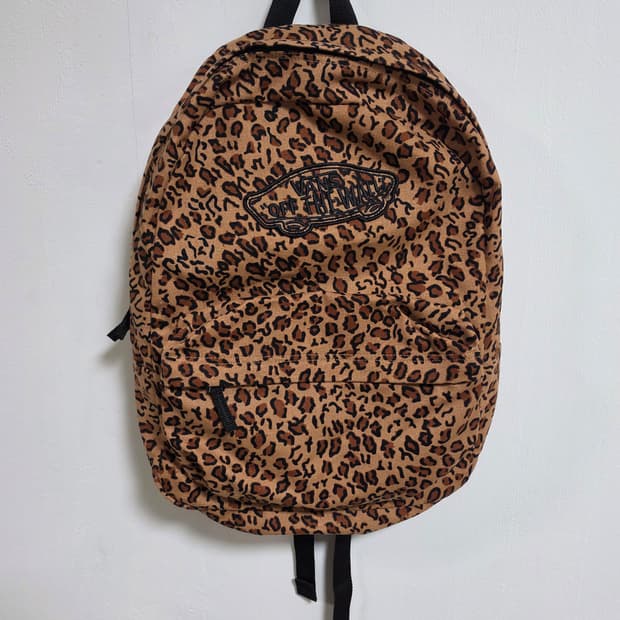 Vans 레오파드 호피 백팩 가방 빈티지
