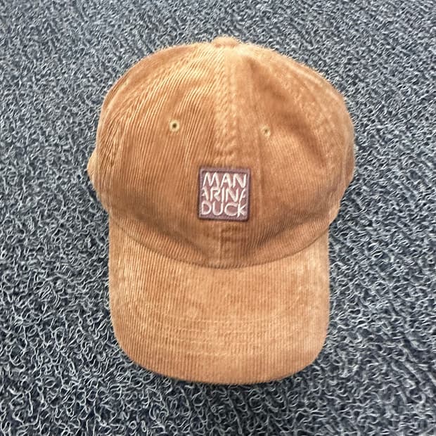 [새상품] 만다리나덕 코듀로이 볼캡 브라운