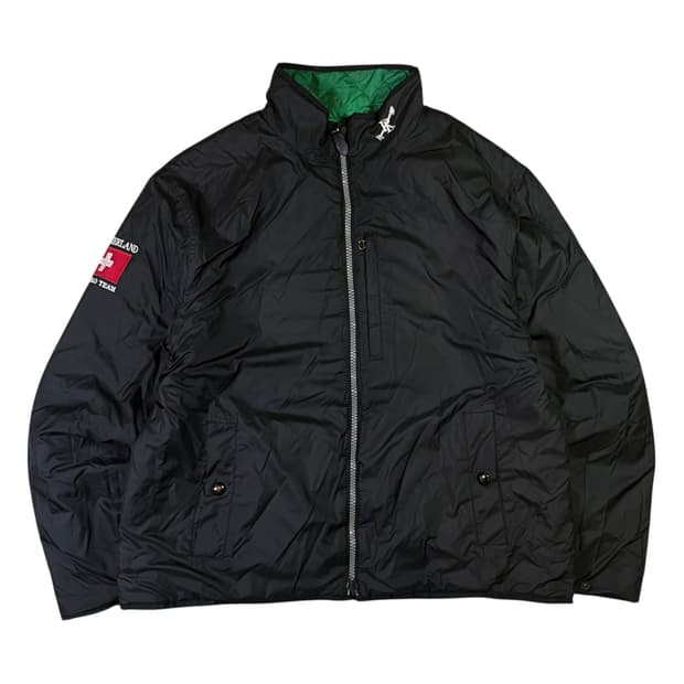 폴로 랄프로렌 스위스 레이싱 빅포니 리버시블 퀼티드 점퍼