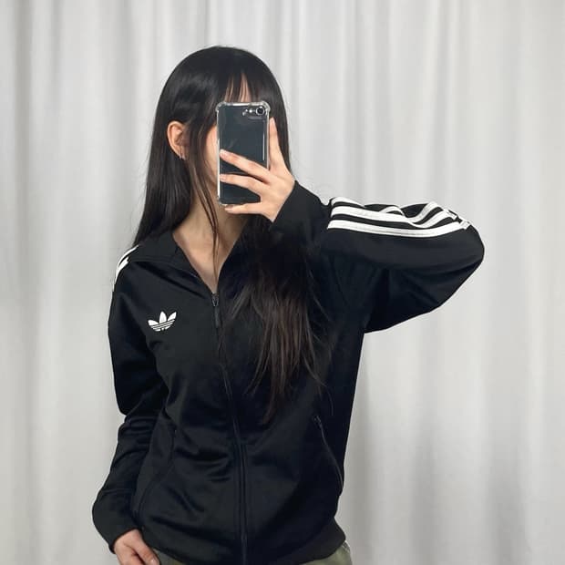 아디다스 파이어버드 블랙 져지