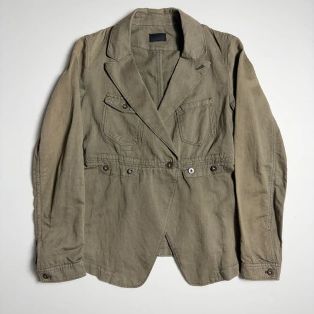 디젤 DIESEL 00's Y2K 밀리터리 카고 자켓 R1742
