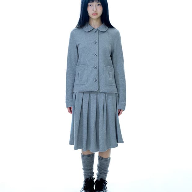 코이세이오 코지 스웻 셋업 (자켓, 스커트) 그레이 1