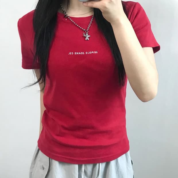 Polo jeans 폴로진스 레드 성조기 티셔츠