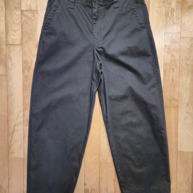 유니클로 U 와이드 치노 팬츠 브라운 82