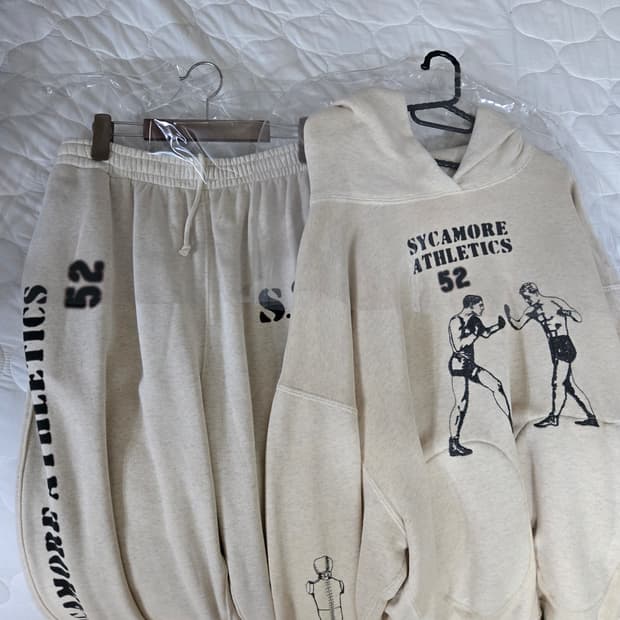 [1회 착용]사무엘 젤리그 트랙 셋업 (XL, L)