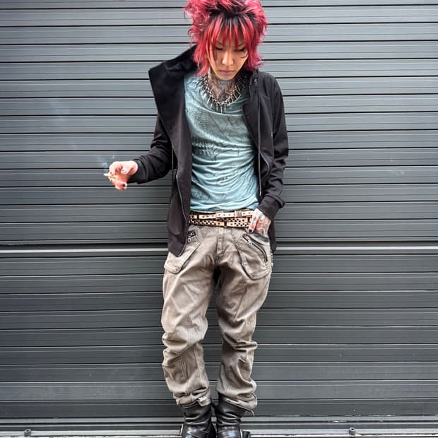 PPFM – Zip Pocket Detail Curve pants